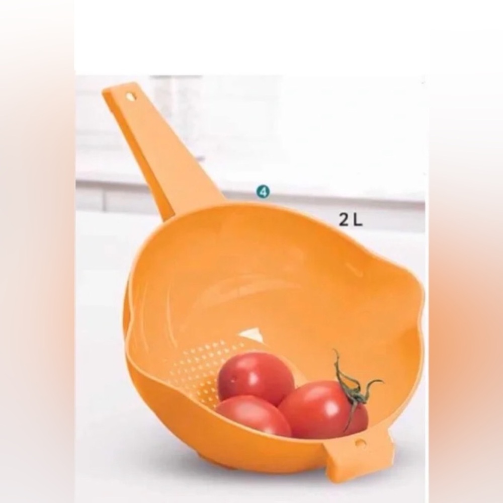 Orange Kitchen Strainer